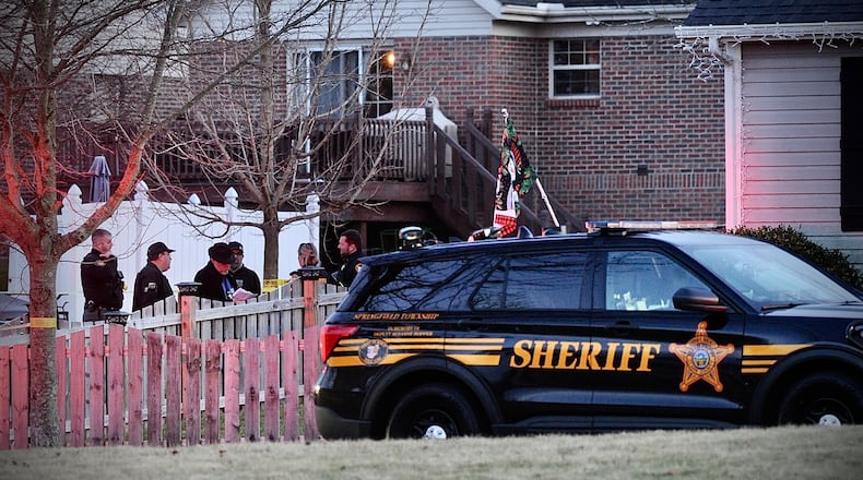 Two women were beaten, tied and locked in the basement at home on Hiser Avenue in Moorefield Township Tuesday, January 10, 2023. MARSHALL GORBY \STAFF