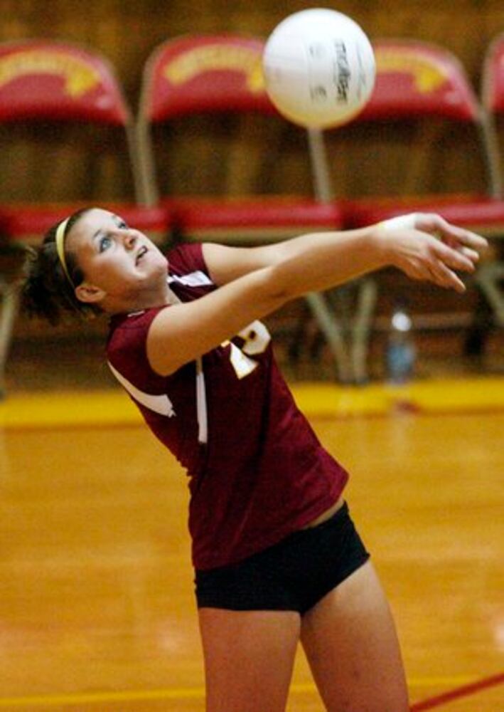 Northeastern vs. West Liberty-Salem volleyball
