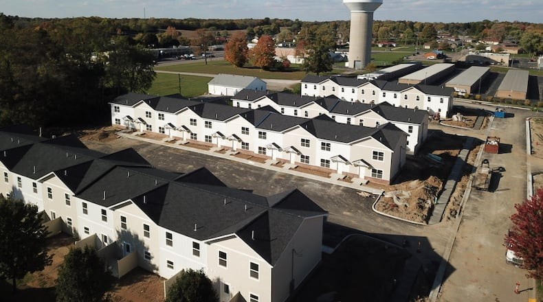 A new townhome complex is nearing completion in the Northridge neighborhood of Springfield. CONTRIBUTED