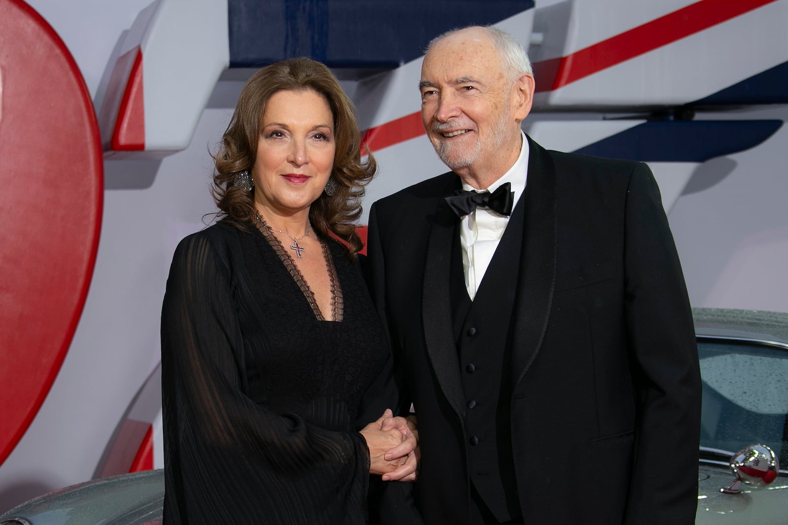 FILE - Producers Barbara Broccoli, left, and Michael G. Wilson appear at the premiere of the film "No Time To Die" in London on Sept. 28, 2021. (Photo by Joel C Ryan/Invision/AP, File)