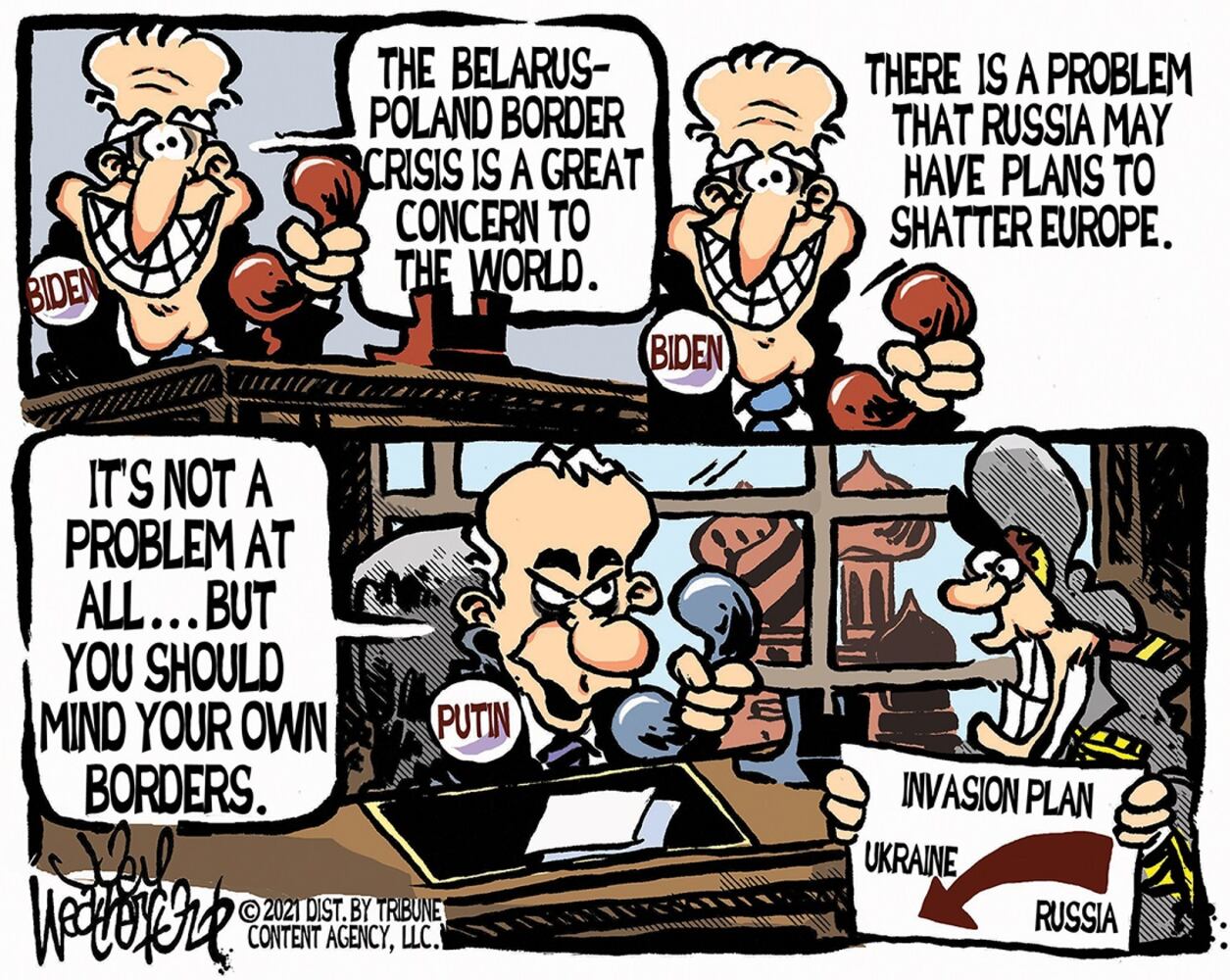 WEEK IN CARTOONS: Rittenhouse trial, Big Bird and more