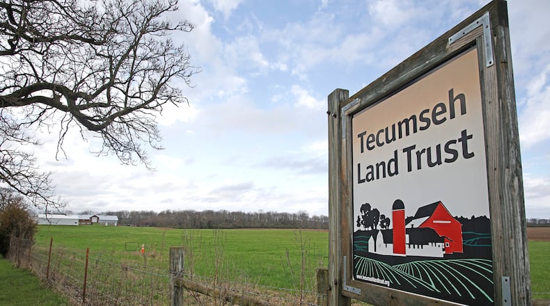 The Tecumseh Land Trust on U.S. 68 near Yellow Springs Tuesday, April 2, 2024. BILL LACKEY/STAFF