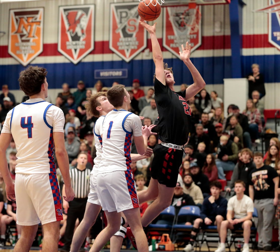 Preble Shawnee Tri-Village basketball