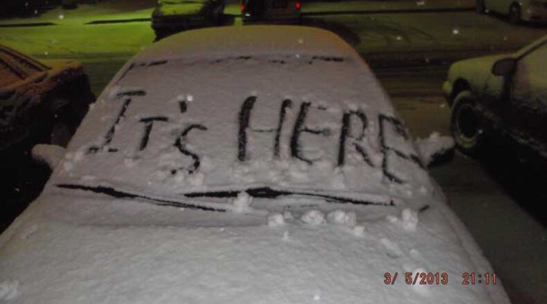 This photo was submitted. It was taken shortly after 9 p.m. in the north Dayton area of Needmore Road and North Dixie Drive.