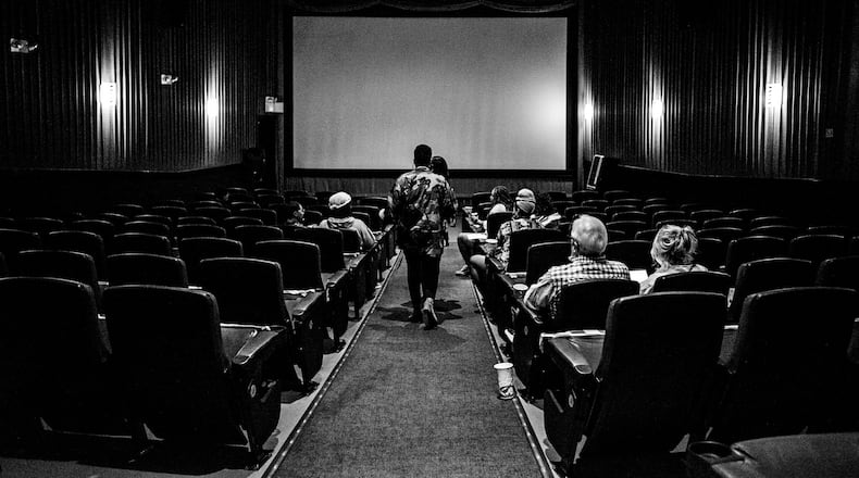 Participants gather at The Neon for a Scripted in Black screening. PHOTO BY SEAN KOREY