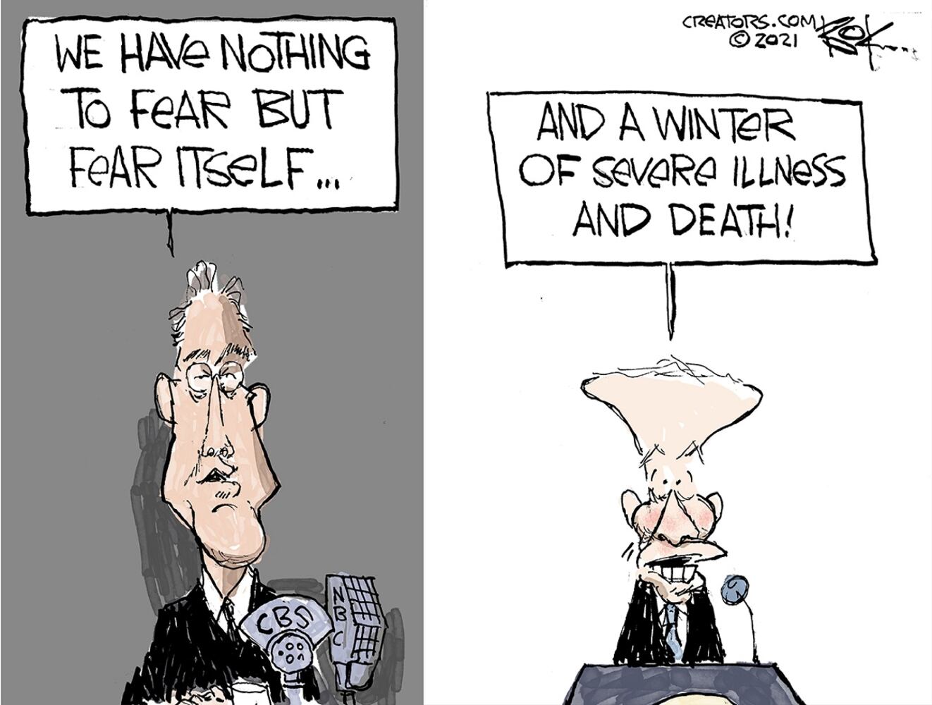 WEEK IN CARTOONS: Omicron Christmas, Joe Manchin and more