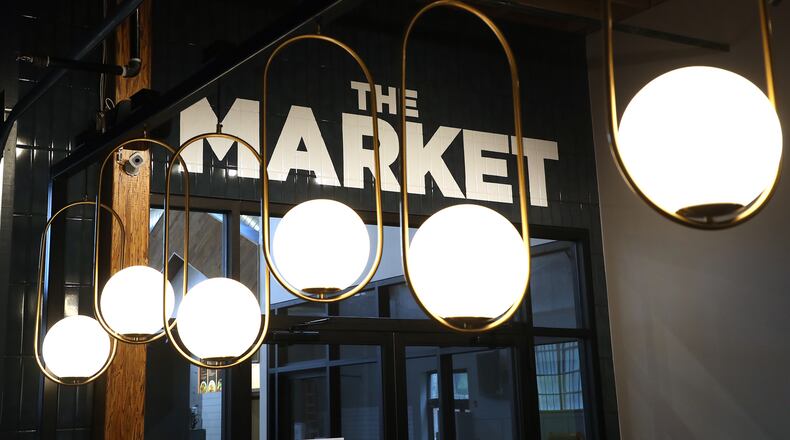 COhatch in downtown Springfield opened their office work spaces on Monday. The Market area is scheduled to open in April. BILL LACKEY/STAFF