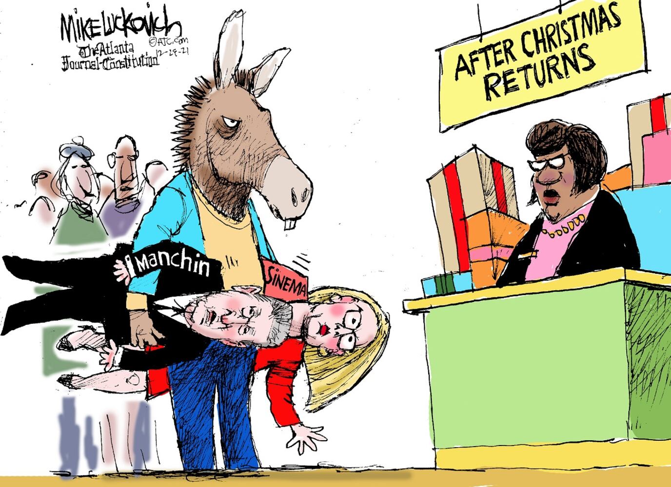 WEEK IN CARTOONS: Bidding goodbye to 2021, Betty White and more