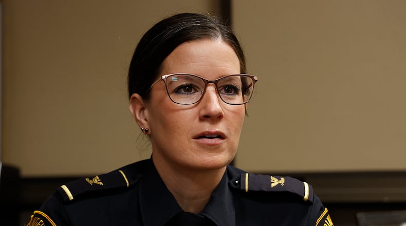 Springfield Police Chief Allison Elliott, Wednesday, March 15, 2023. BILL LACKEY/STAFF