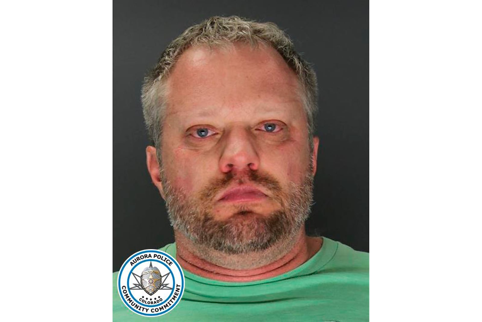 FILE - This undated booking photo provided by the Aurora, Colo., Police Department shows James Craig. (Aurora Police Department via AP, File)