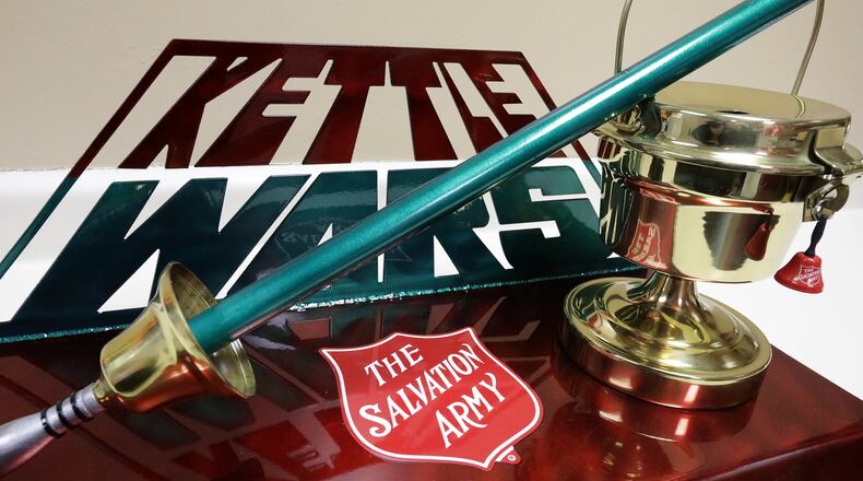 The one of a kind Kettle Wars trophy will go to the winner of the online Kettle Wars. BILL LACKEY/STAFF