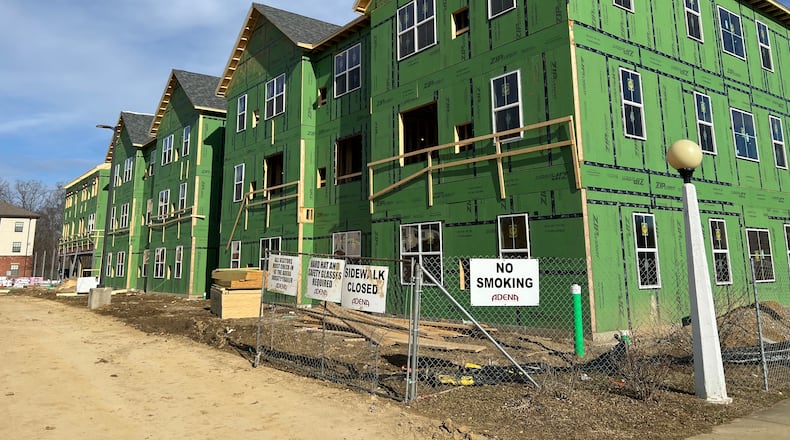 Construction on Central State's Honors Hall and Administrative Complex is moving along, part of a $65 million infrastructure package to enhance the campus. CONTRIBUTED