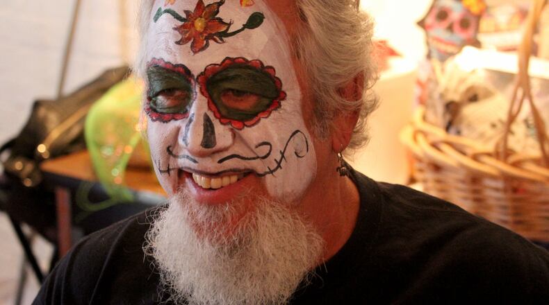 Dayton has celebrated El Dia de los Muertos since 2012. David Hurwitz helps organize the annual celebration. Photo Amelia Robinson