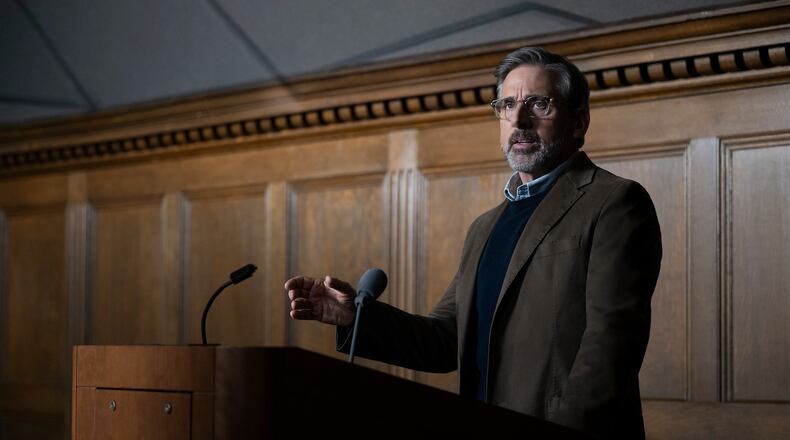 This image released by HBO shows Steve Carell in a scene from "Rooster." (HBO via AP)