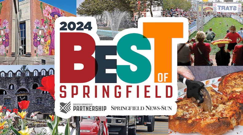 Tell us who’s the Best of Springfield for 2024!
The Best of Springfield contest, brought to you by the Greater Springfield Partnership and the Springfield News-Sun, is back this year with more than 80 contests covering all the best aspects of life in the area.