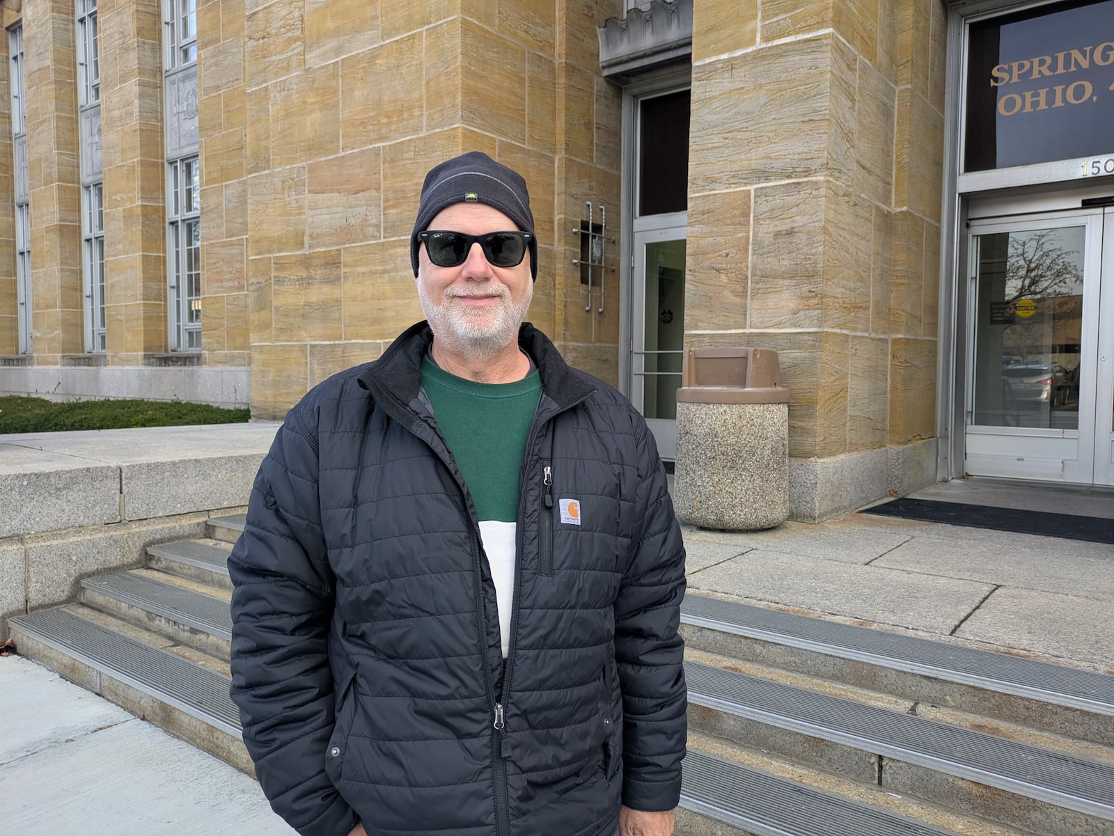 Brian Holmes, of Springfield, who said he was most thankful for his family's health this year. SAMANTHA WILDOW/STAFF