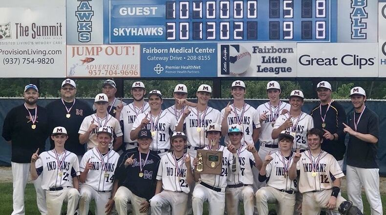 The Mechanicsburg baseball team advance to regionals for the first time in school history. The Indians face Minster on Thursday in a Division IV regional semifinal at Carleton Davidson Stadium in Springfield. CONTRIBUTED