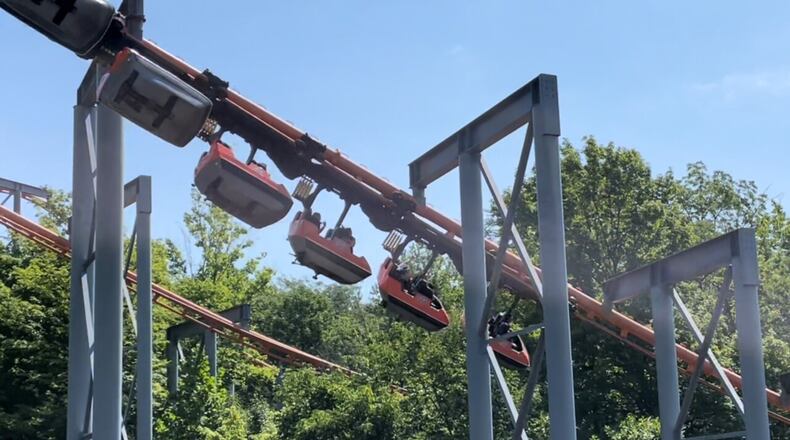 The Bat is a popular roller coaster at King Island, an amusement park in Mason. CONTRIBUTED/WCPO