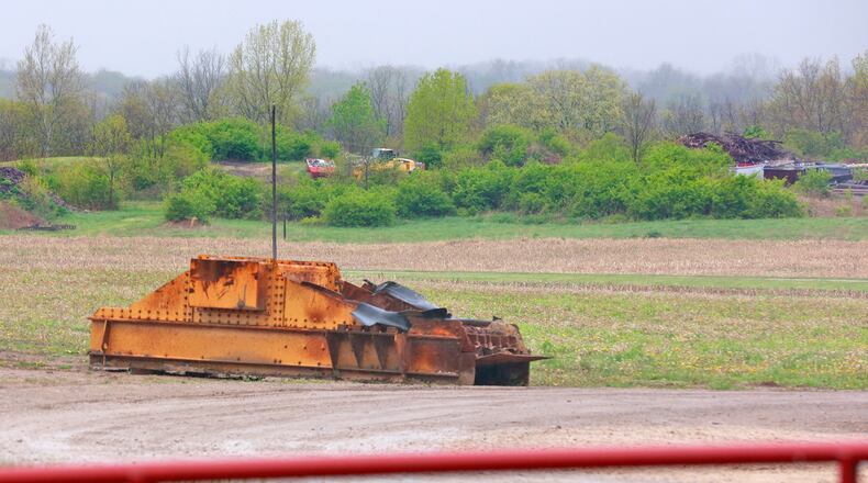 The proposed site of the Mad River Twp. quarry off Cold Springs Road Friday, April 28, 2023. BILL LACKEY/STAFF