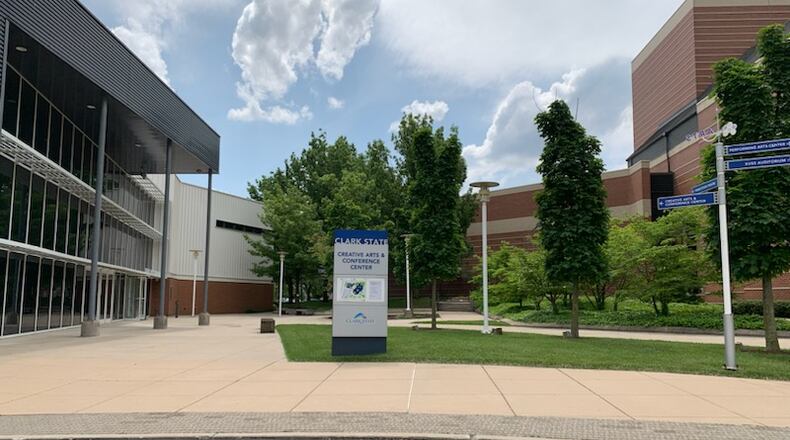 Clark State College's Hollenbeck Bayley Creative Arts and Conference Center. Brooke Spurlock/Staff