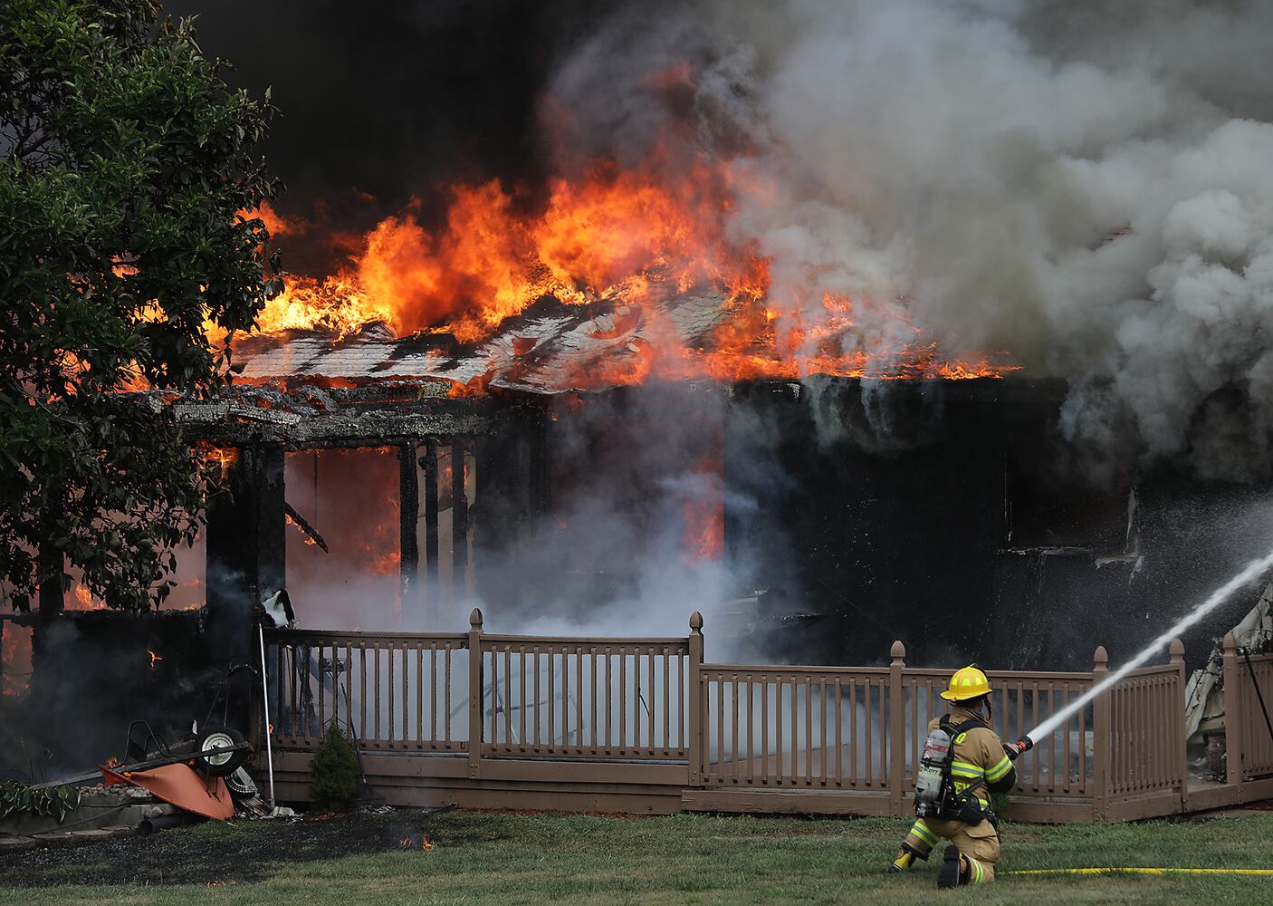 PHOTOS: House Fire on Thomaston Trail