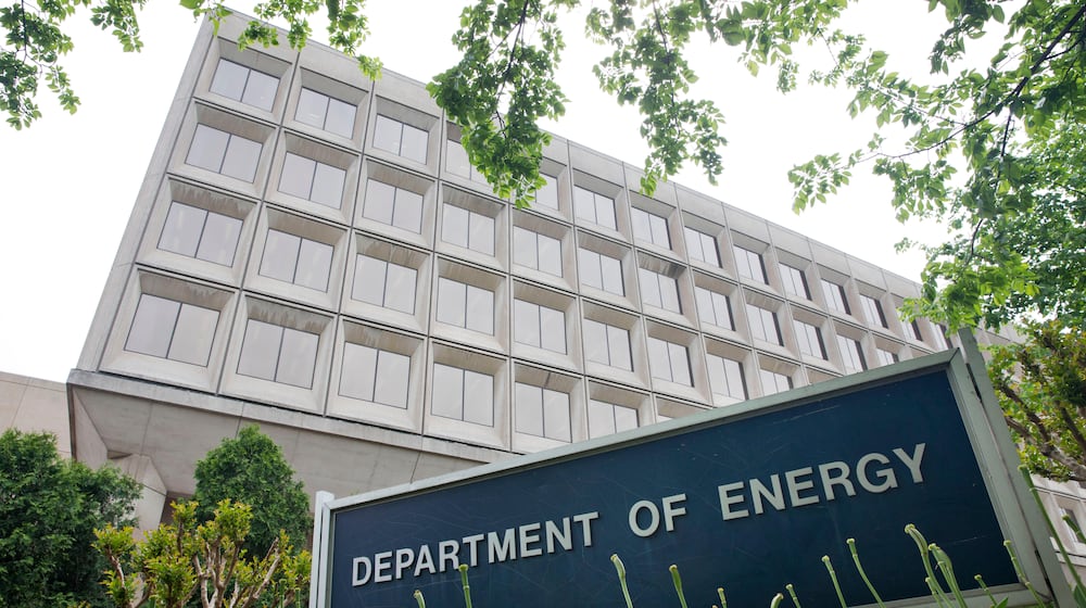 FILE - The Department of Energy in Washington, May 1, 2015. (AP Photo/Jacquelyn Martin, File)