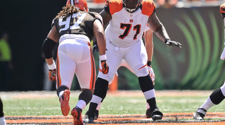 The Bengals put tackle Andre Smith on injured reserve on Wednesday. JAMIE SABAU/GETTY IMAGES