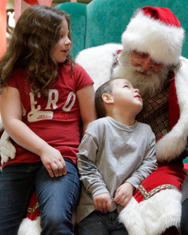 Santa Claus at Upper Valley Mall