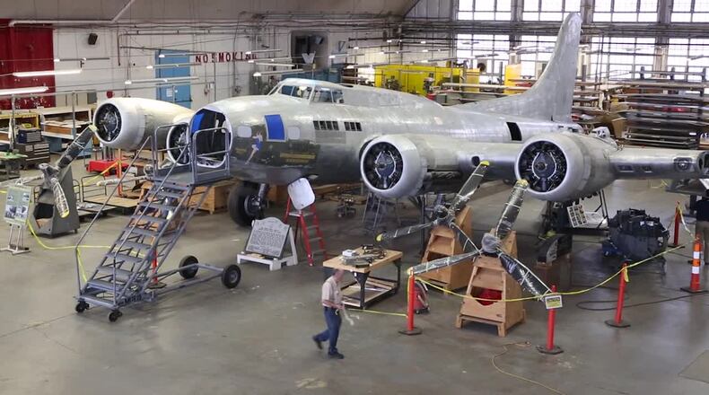 The Memphis Belle is on view at the U.S. Air Force museum. CONTRIBUTED