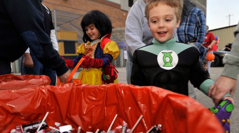 Beggar’s Night 2017 is from 6 to 8 p.m. Saturday in Clark and Champaign counties, except for St. Paris, which is on Oct. 31. Staff photo by Bill Lackey