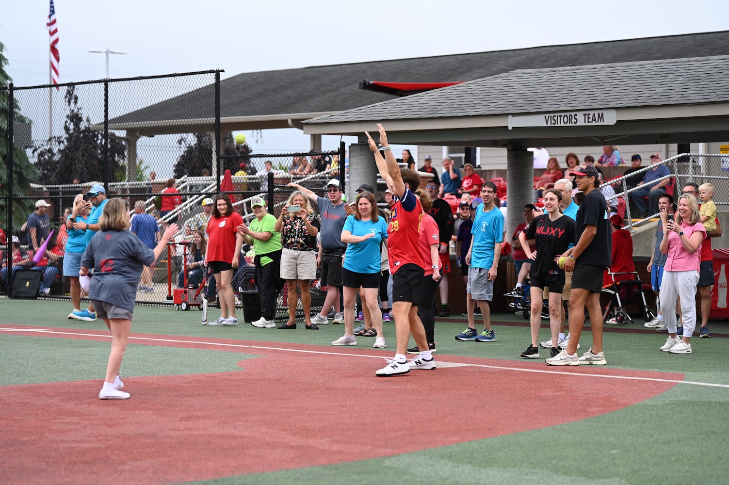 Savannah Bananas make a surprise visit to Nuxhall Miracle League in Fairfield