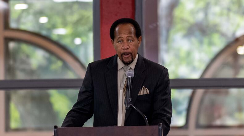 Eddie Chambers, of the TRIO Upward Bound Program, spoke at Wittenberg University's 58th Annual Awards Upward Bound Banquet on Friday, July 12. Contributed