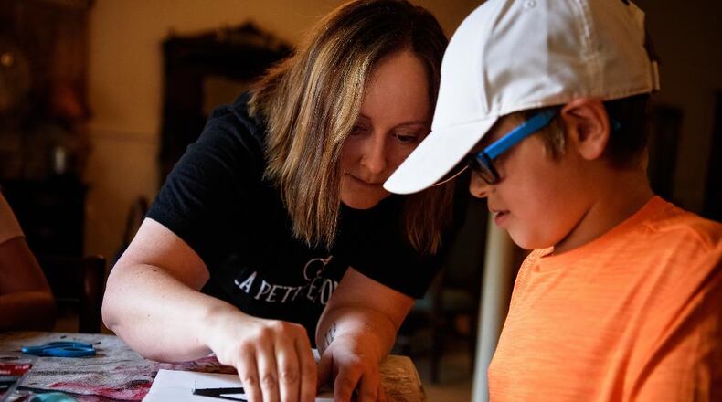 Springfield native Jonelle Newman has left teaching to open her own art studio in London. She has taught stained glass classes for years all over Springfield and surrounding cities.