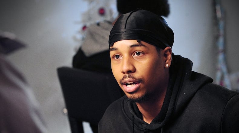 Dominic Davies, 23, talk about his past relationship with Nalah Jackson, the woman who abducted two children in Columbus earlier this week. MARSHALL GORBY\STAFF