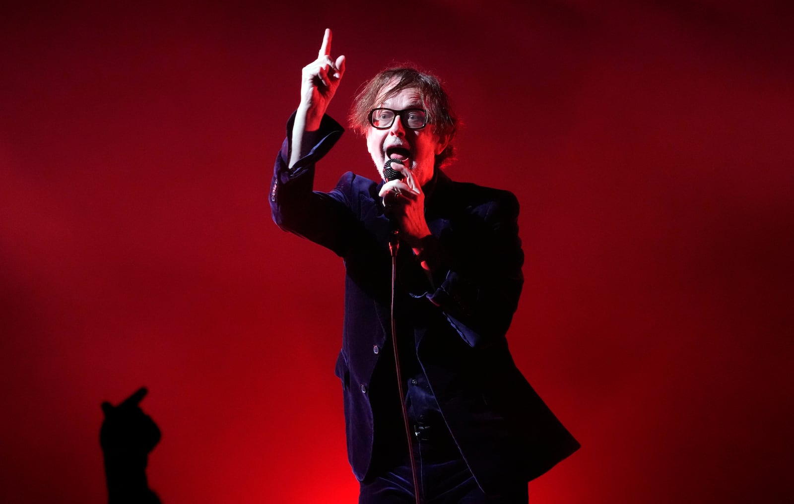 FILE - Jarvis Cocker of the band Pulp performs at the Hollywood Palladium in Los Angeles on Sept. 18, 2024, (AP Photo/Chris Pizzello, File)