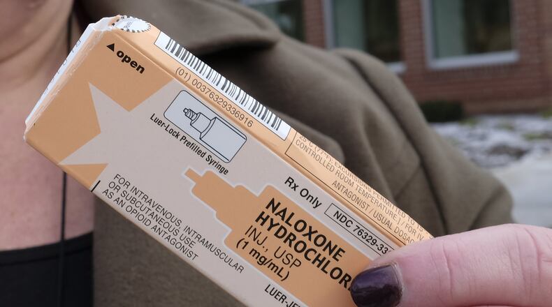 A dose of Narcan. Bill Lackey/Staff