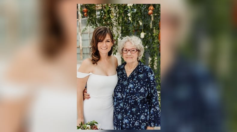 Alma Faye Marshall (right) and her step-granddaughter Danielle (Hertz) Schroyer (left). CONTRIBUTED