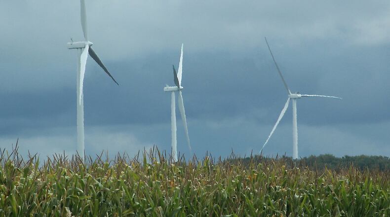 A new bill introduced at the Ohio Statehouse could make it easier to build wind turbines. JEFF GUERINI/STAFF