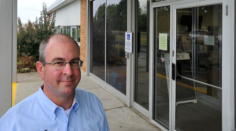 Clark County Health Commissioner Charles Patterson at the entrance to the Clark County Combined Health District building in 2012. BILL LACKEY/STAFF