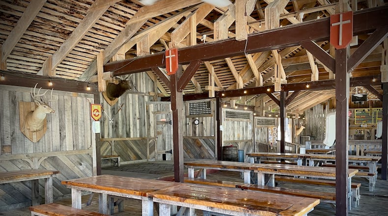 1572 Roadhouse Bar-B-Q is an open-air BBQ joint located on the grounds of the Ohio Renaissance Festival. NATALIE JONES/STAFF