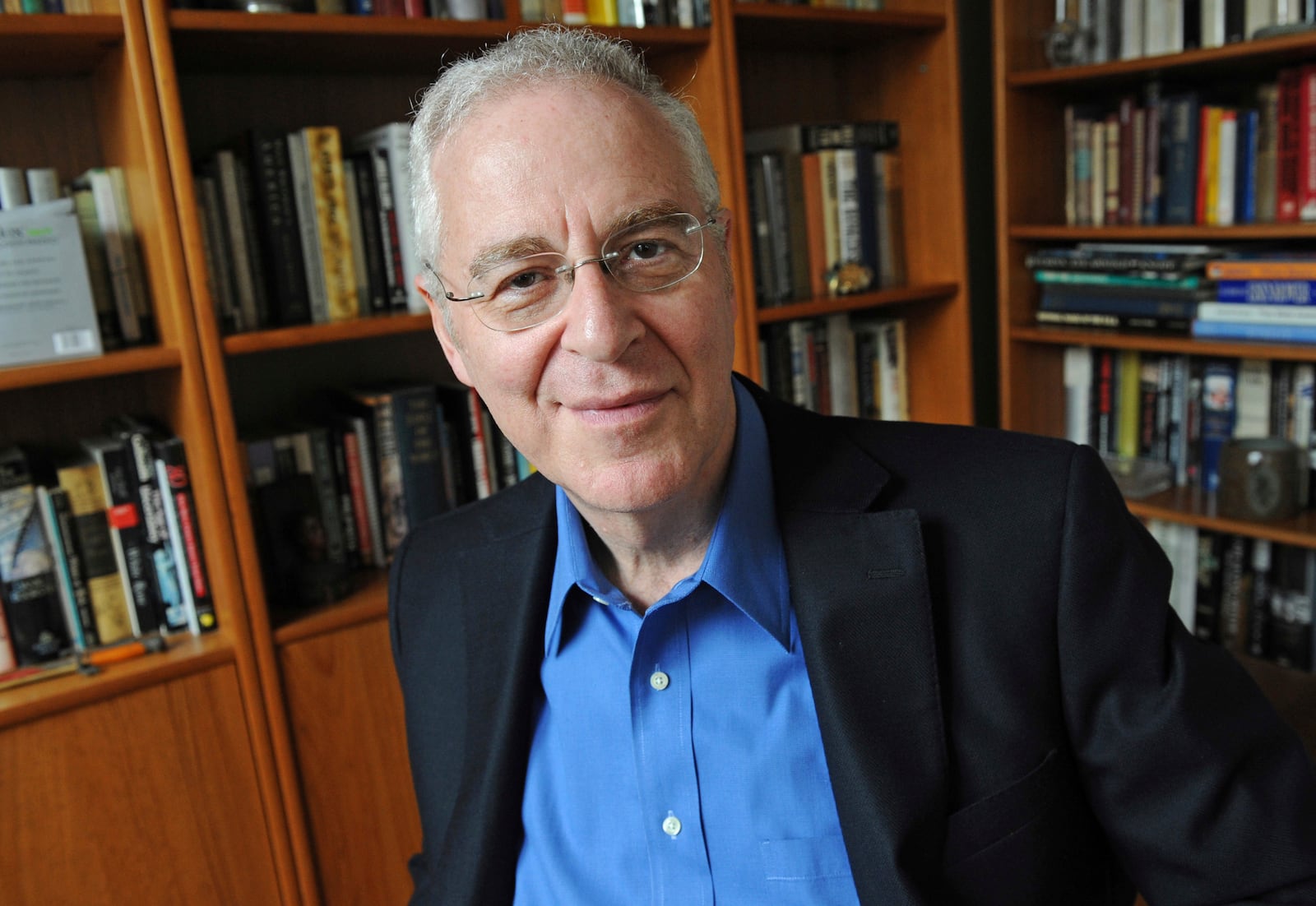 FILE - In this April 18, 2011 file photo, author Ron Chernow appears at his home in the Brooklyn borough of New York. (AP Photo/ Louis Lanzano, File)