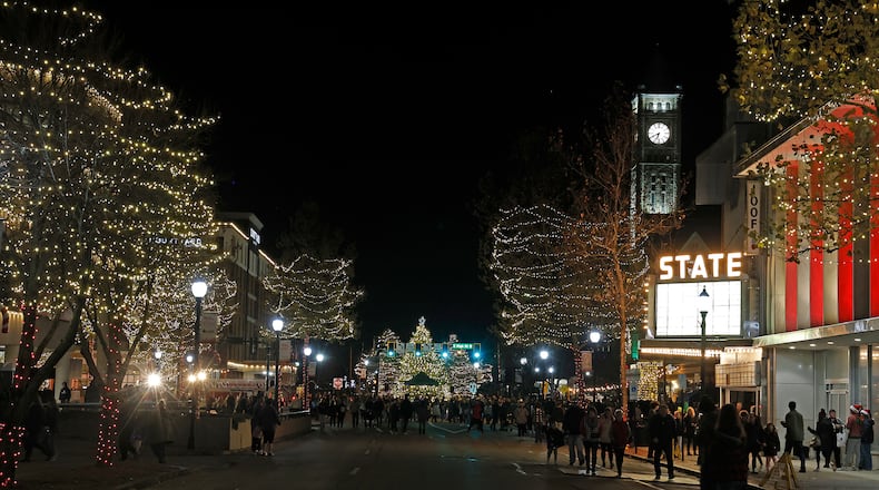 The opening of Holiday in the City will kick off at 5 p.m. Friday, Nov. 24, with a sleigh-full of activities and attractions highlighted by the annual grand illumination of the city tree at 6 p.m. on the esplanade near S. Fountain Ave. and High St. in downtown Springfield. FILE/BILL LACKEY/STAFF