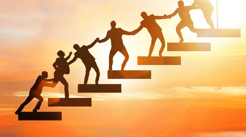 Concept of mentorship and support in business