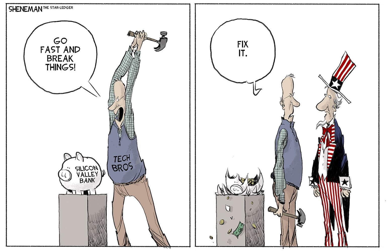 WEEK IN CARTOONS: Bank collapse, Russia and more