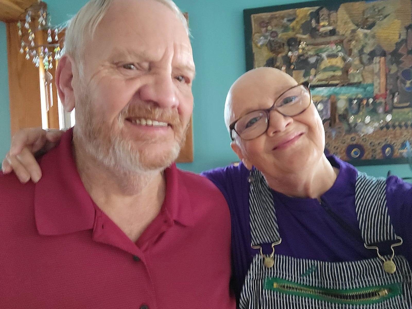 When she lost her hair, brothers Steve (shown here) and Mike Adams called Zimmer Kojak for a one-time TV detective. When she went to a head scarf, they sent her pictures of E-Street band guitarist Stevie Van Sant. (CONTRIBUTED)