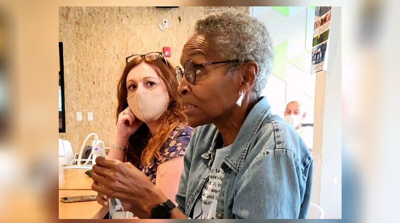 Blontas "Winkie" Mitchell, foreground, was a great presence in Springfield's caring community. BETH DIXON/CONTRIBUTED