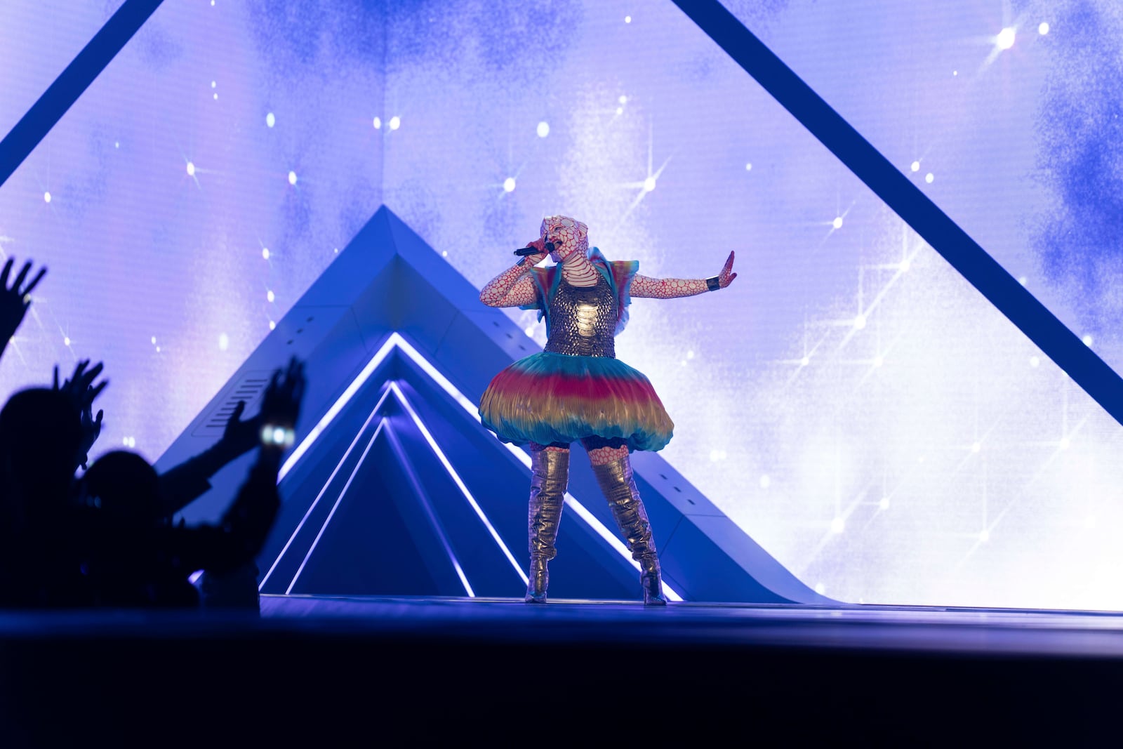 This image released by Disney shows Christina Rotondo from "Doctor Who" Season 2. (BBC Studios/Disney/Bad Wolf via AP)