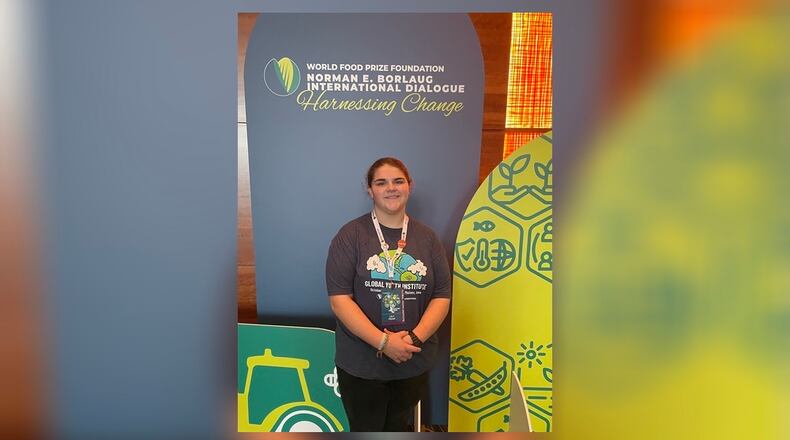 Lily Peak, a junior at Global Impact STEM Academy (GISA) and FFA student, represented Ohio at the Global Youth Institute, where only 6 students from Ohio were selected. Contributed