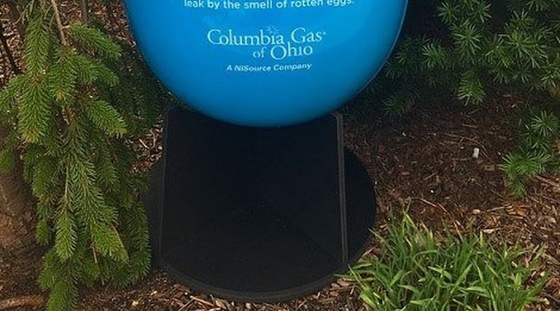 A 4-foot Columbia Gas of Ohio egg will be hidden in downtown Springfield with clues being revealed on Facebook and Twitter. CONTRIBUTED