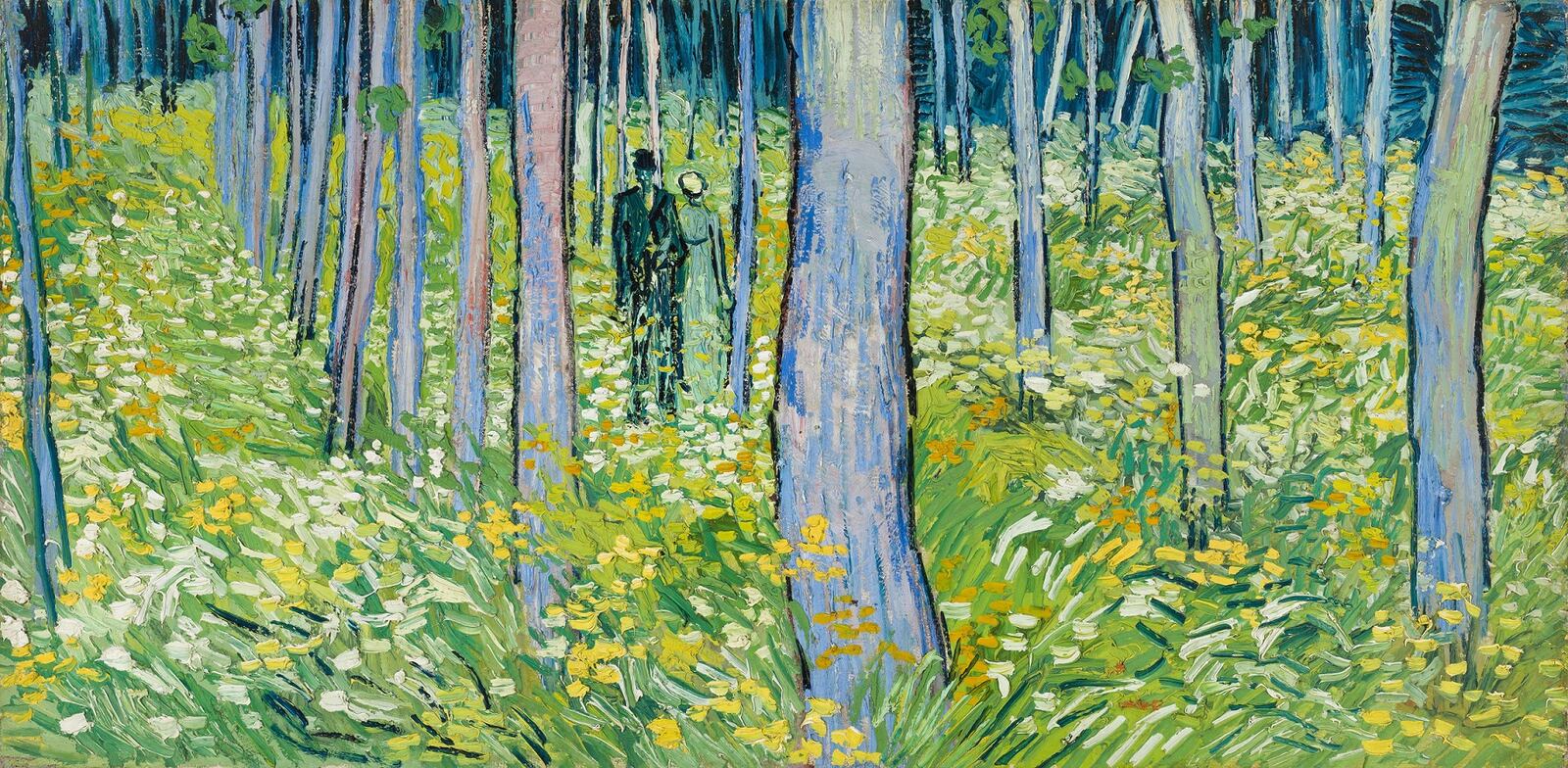 The Cincinnati Art Museum has two Van Gogh paintings in its permanent collection, including Undergrowth with Two Figures (above), which is the most popular painting in the museum. CONTRIBUTED